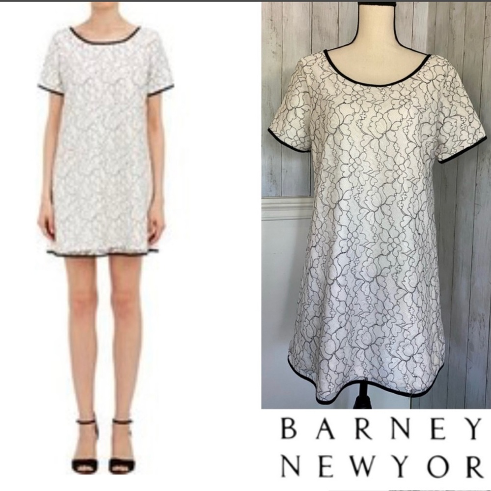 Barnys New York Lace Overly Shift Dress